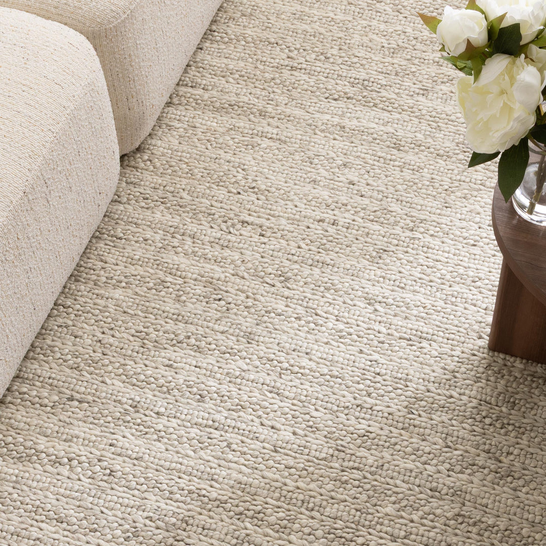 Privilege 001 Wool Rug Grey
