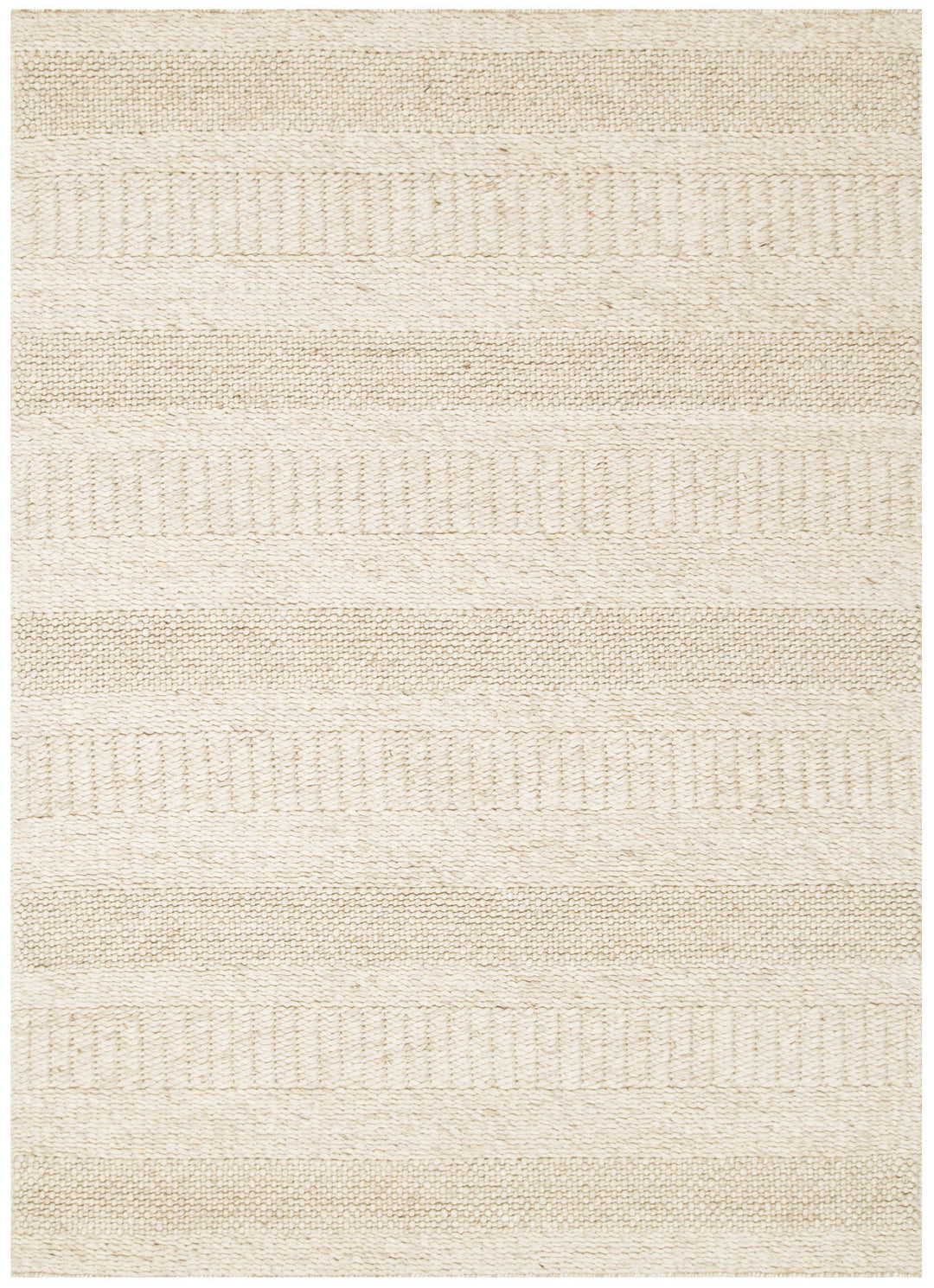 Privilege 002 Wool Rug Beige