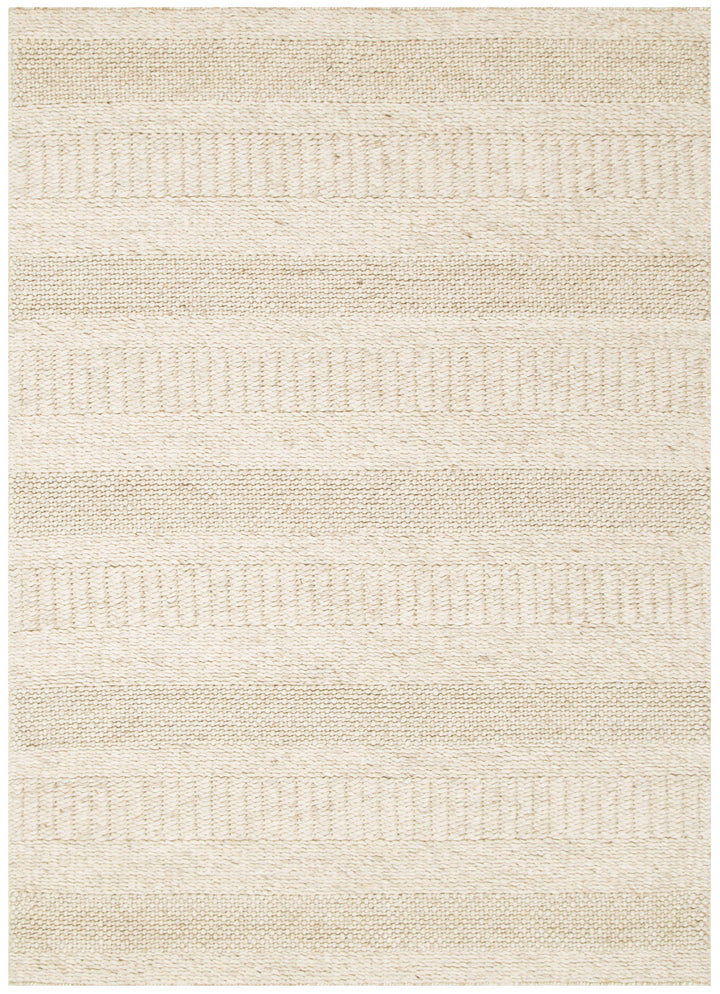 Privilege 002 Wool Rug Beige