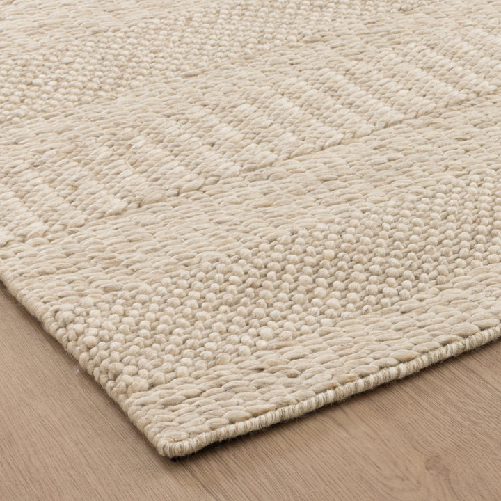 Privilege 002 Wool Rug Beige