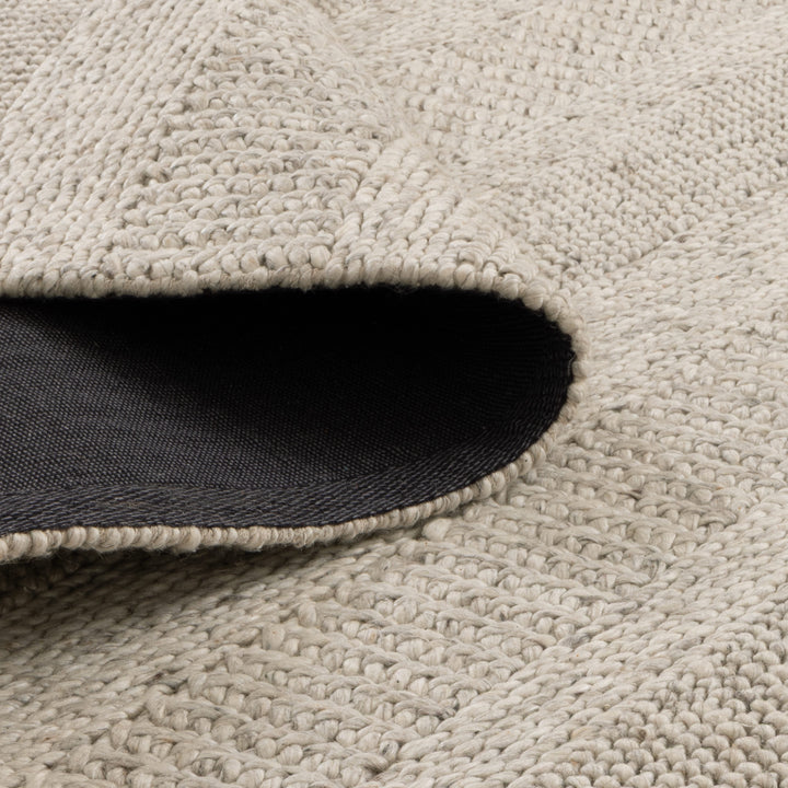 Privilege 002 Wool Rug Grey