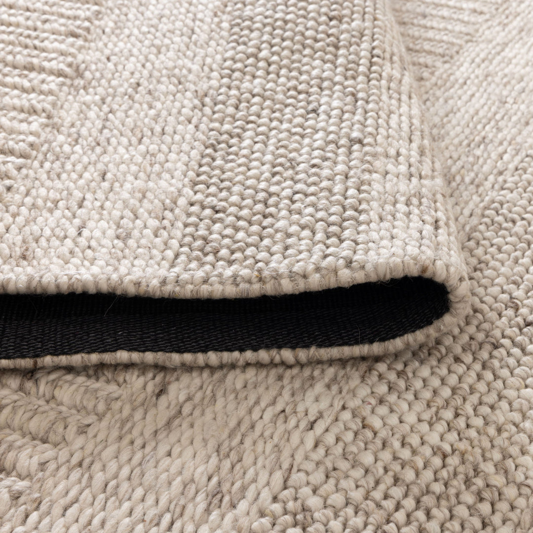 Privilege 002 Wool Rug Beige