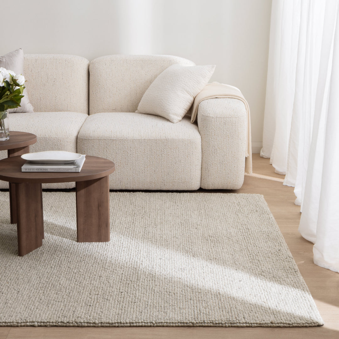 Privilege 003 Wool Rug Grey