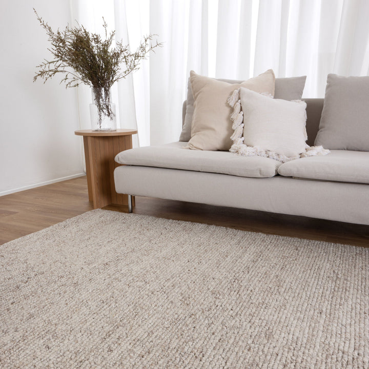 Privilege 003 Wool Rug Beige