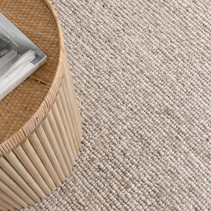 Privilege 003 Wool Rug Beige