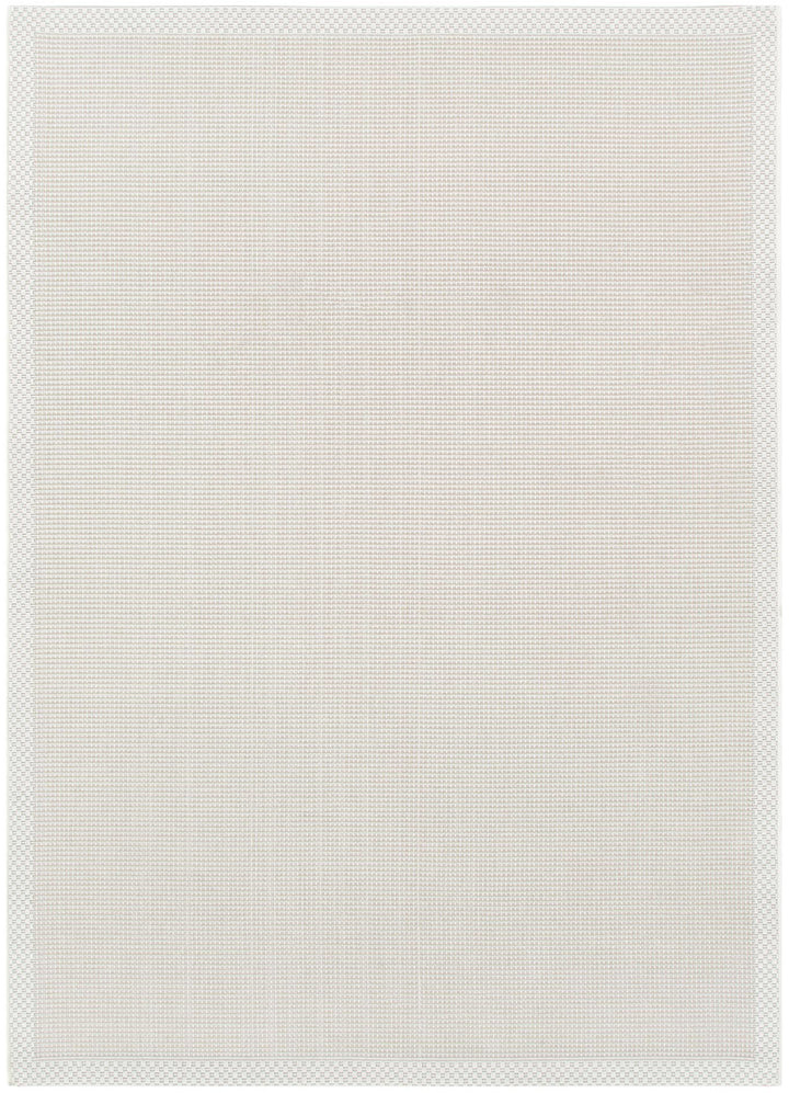 Toronto Checkers Border Cream Outdoor Rug - 2CRE