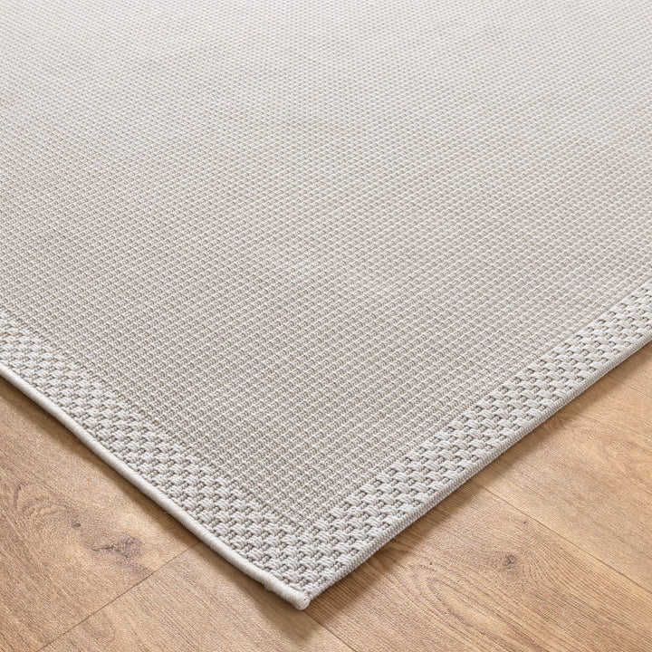 Toronto Checkers Border Cream Outdoor Rug - 2CRE