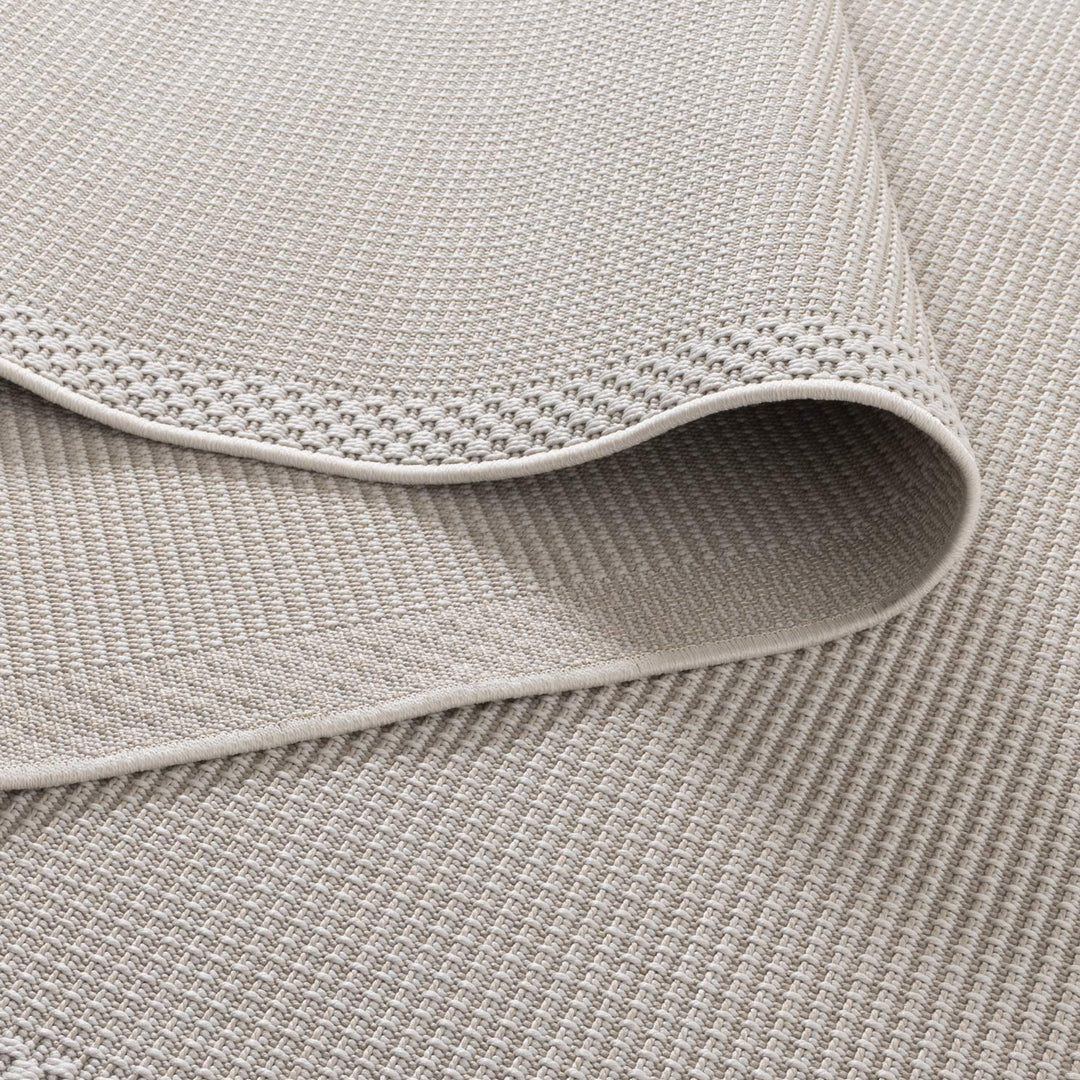 Toronto Checkers Border Cream Outdoor Rug - 2CRE