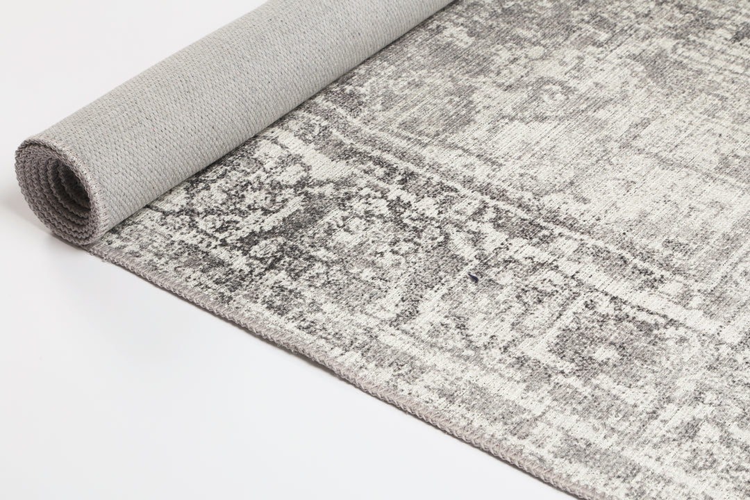 Vintage Crown Chilaz Grey Distressed Vintage Rug - (2085-04)