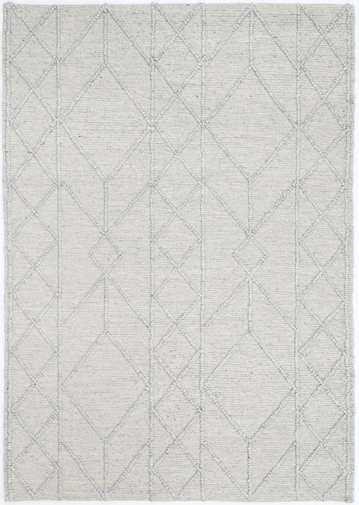 Himalaya Interweave Tribal Grey Wool Rug