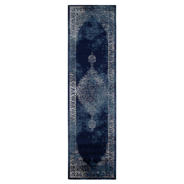 Arya Distressed Navy Rug - 6010 NAVY