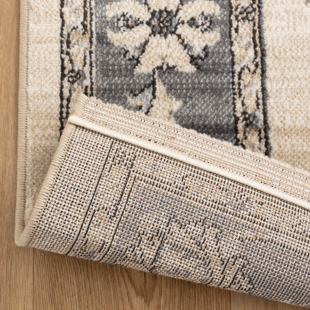 Arya Ziegler Cream Grey Rug - 6024 CREA