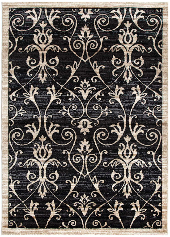 Arya Black Rug - 6095C Black