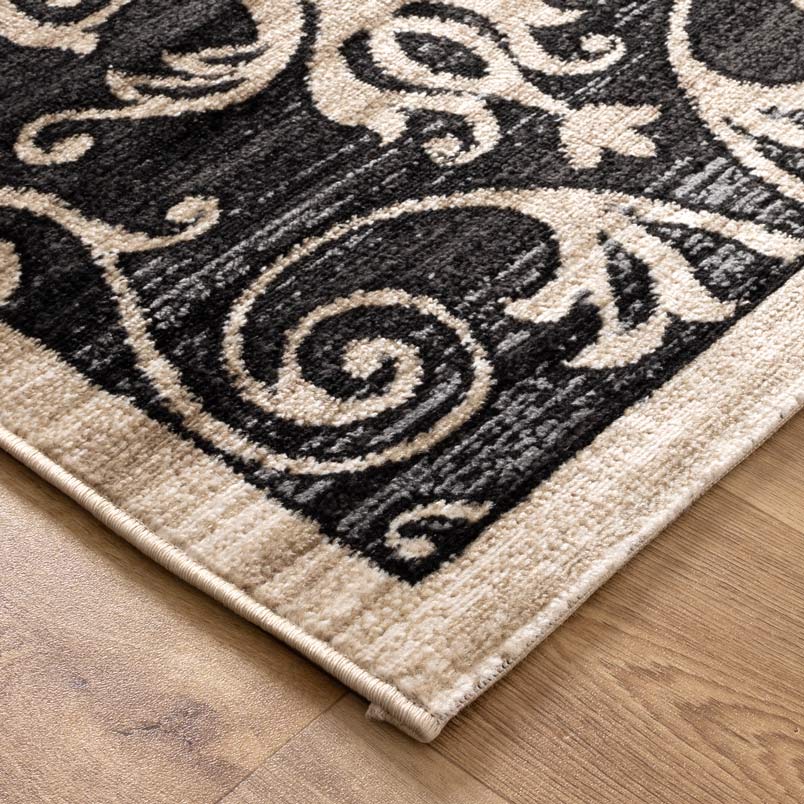 Arya Black Rug - 6095C Black