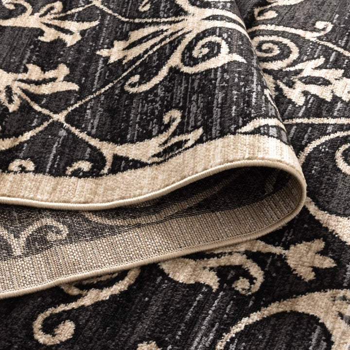 Arya Black Rug - 6095C Black
