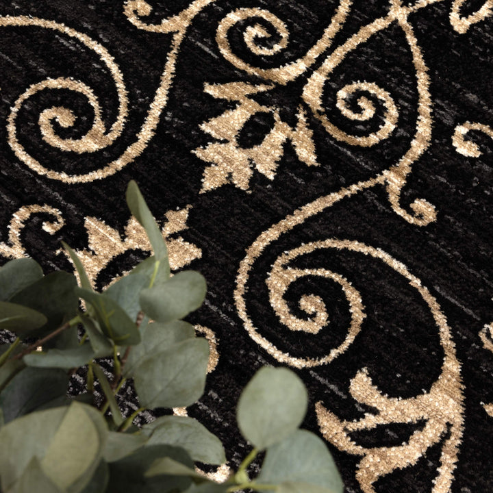 Arya Black Rug - 6095C Black