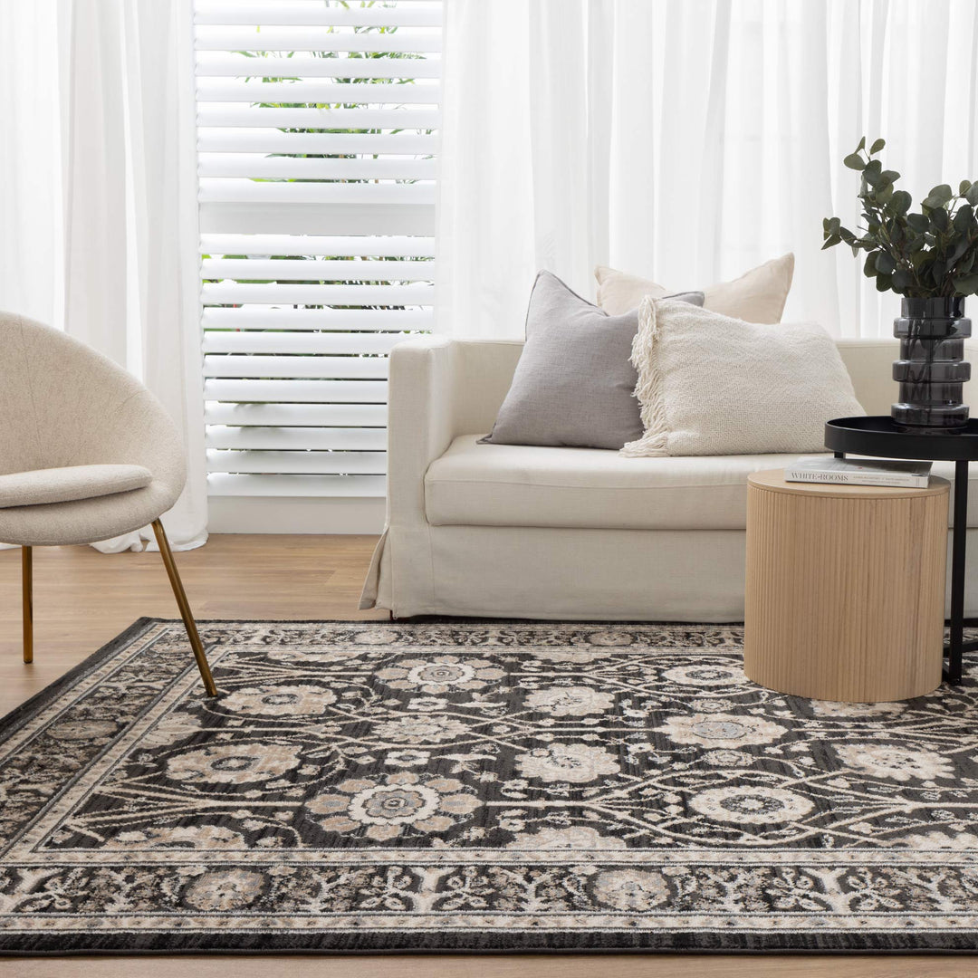 Arya Ziegler Grey Rug - 6096 FUME