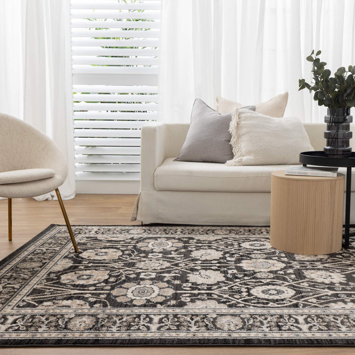 Arya Ziegler Grey Rug - 6096 FUME
