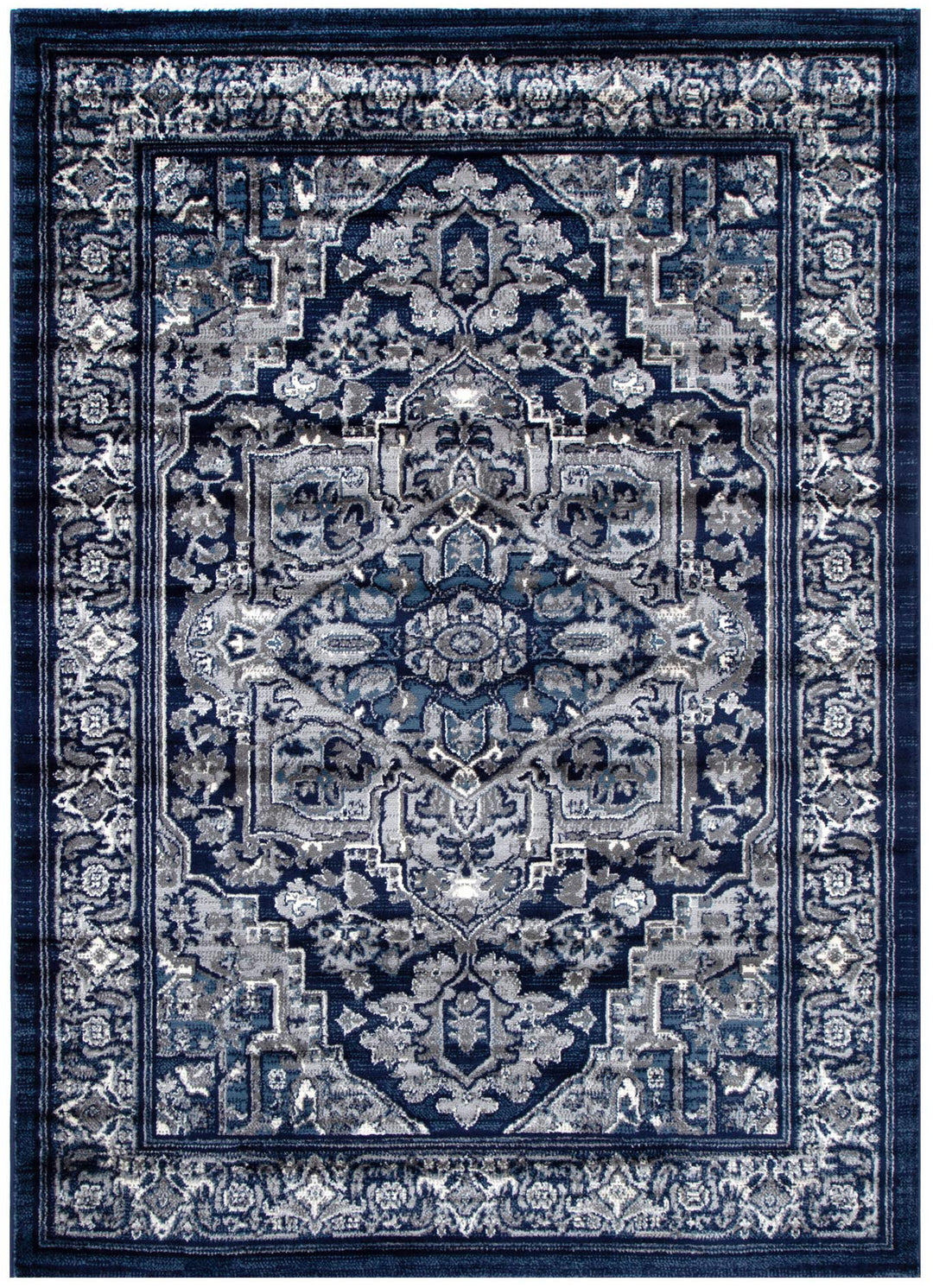 Arya Transitional Navy Rug - 6097B NAVY