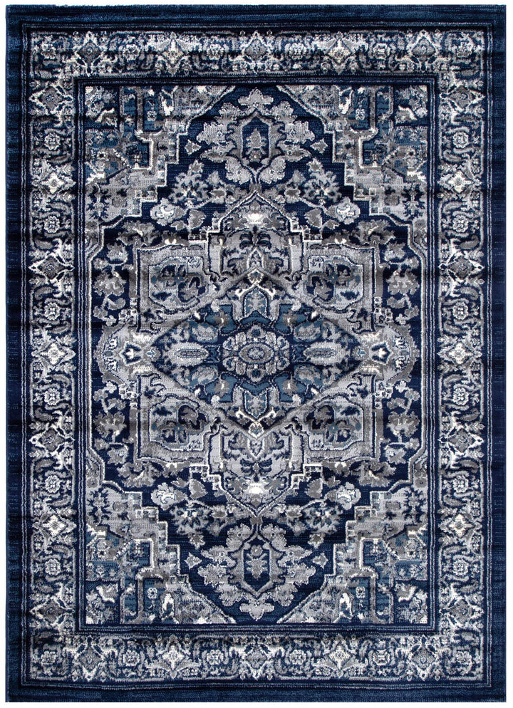 Arya Transitional Navy Rug - 6097B NAVY