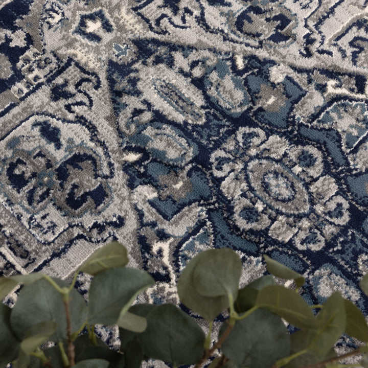 Arya Transitional Navy Rug - 6097B NAVY
