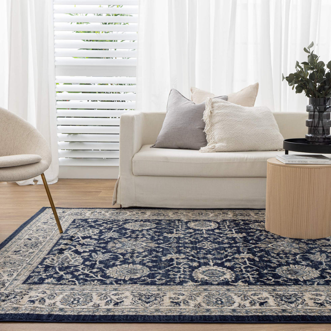 Arya Ziegler Navy Rug - 6282 NAVY