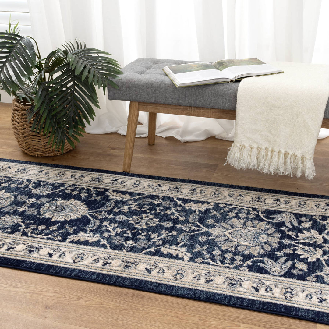 Arya Ziegler Navy Rug - 6282 NAVY