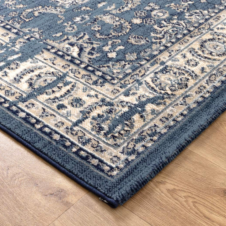 Arya Ziegler Distressed Navy Rug - 6408 BLUE