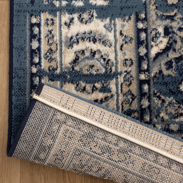 Arya Ziegler Distressed Navy Rug - 6408 BLUE