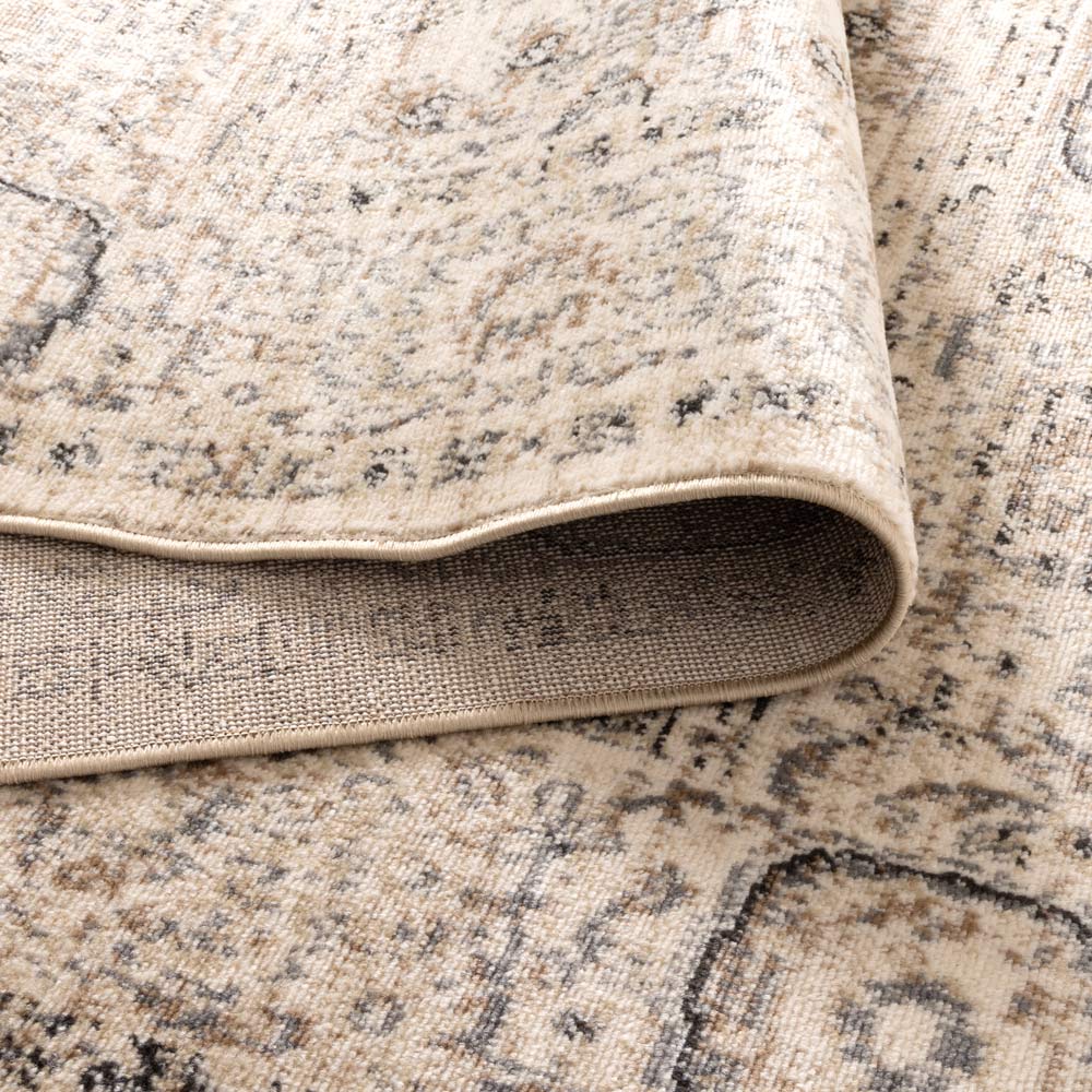 Arya Ziegler Cream Grey Rug - 6890 CREA