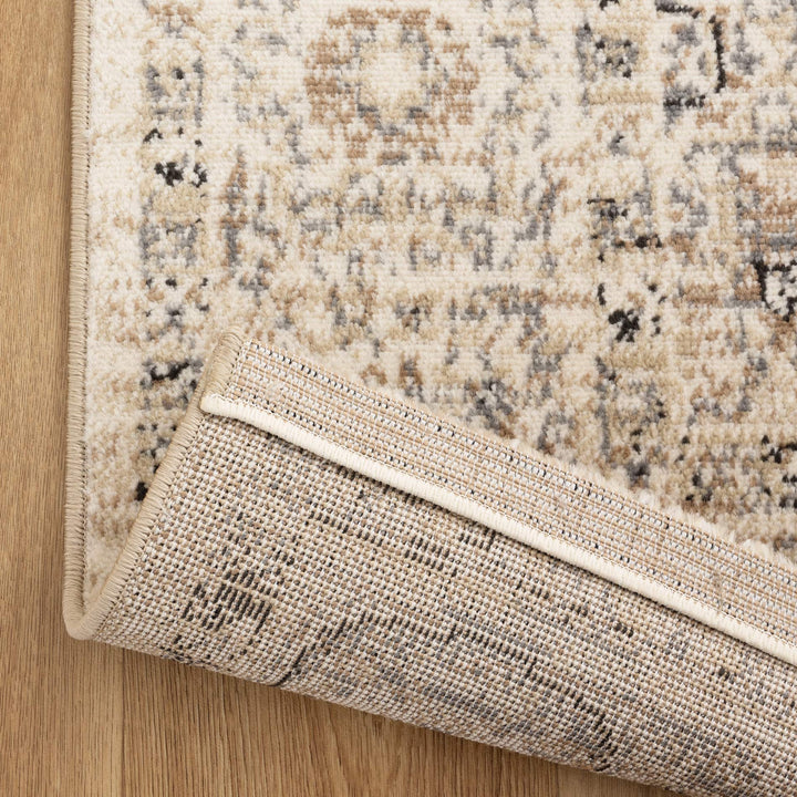 Arya Ziegler Cream Grey Rug - 6890 CREA