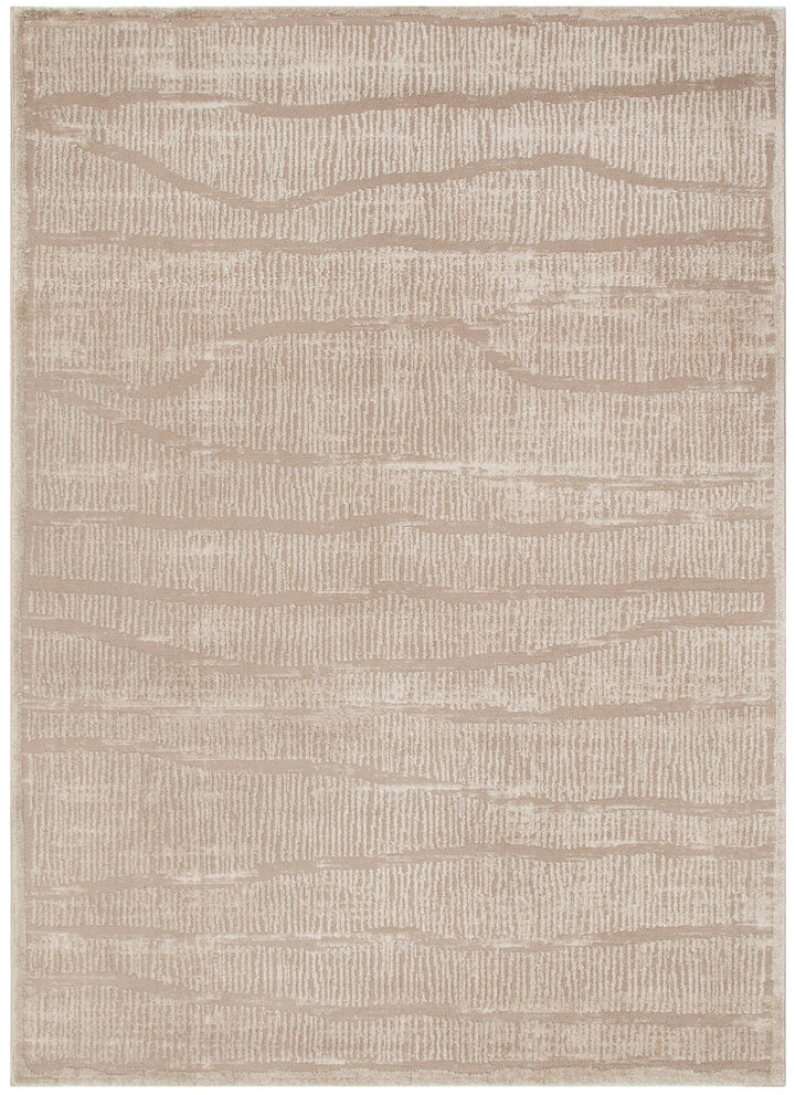 Sierra Abstract Beige Lines Rug - New Arrival
