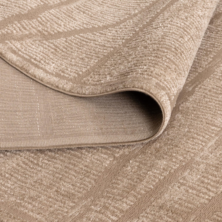 Sierra Abstract Beige Lines Rug - New Arrival