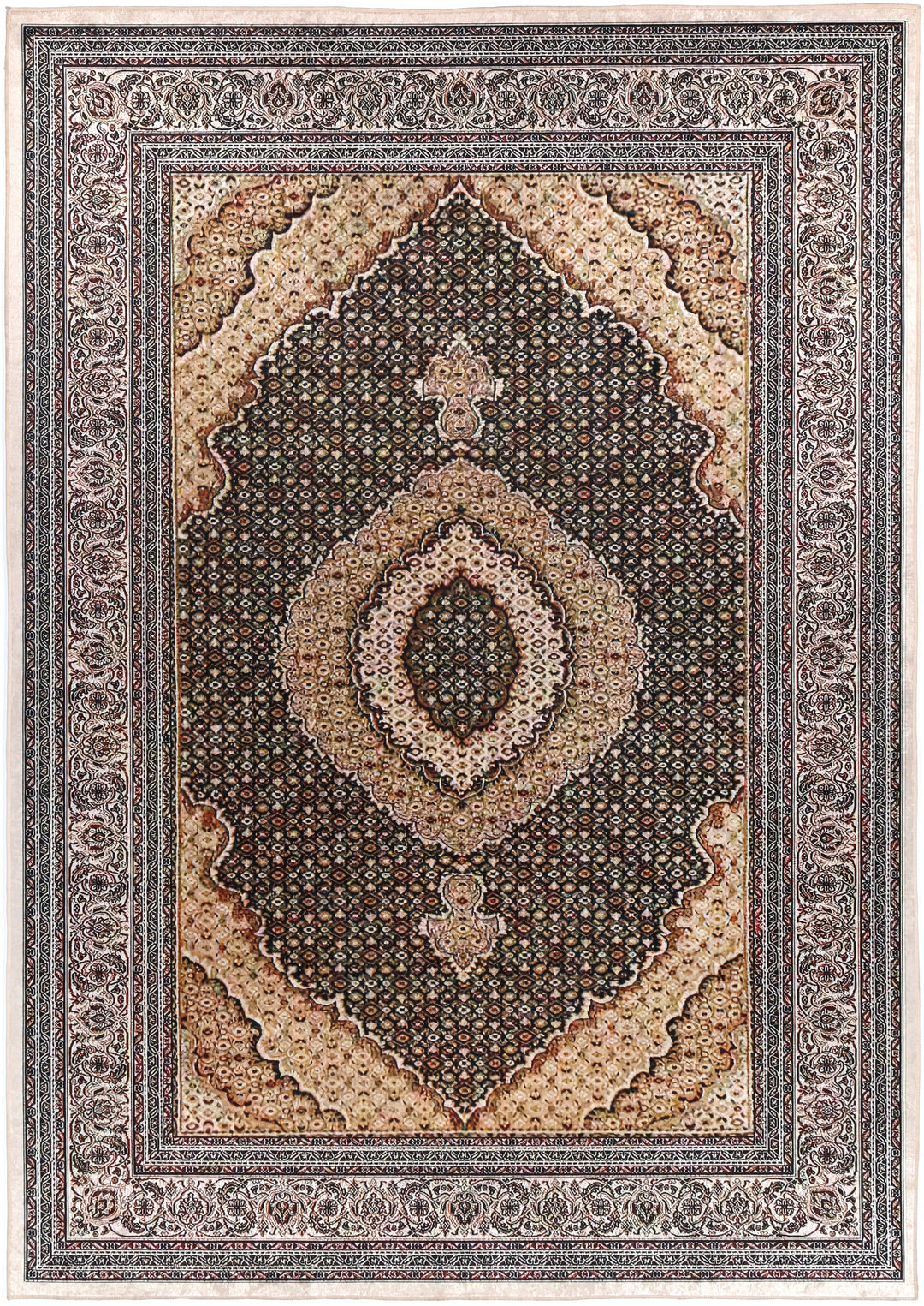 Angelique Rugs Angelic Medallion Gold Non-Slip Rug - ANGE11 – Brand Ventures Pty Ltd