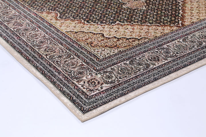Angelic Medallion Gold Non-Slip Rug - ANGE11