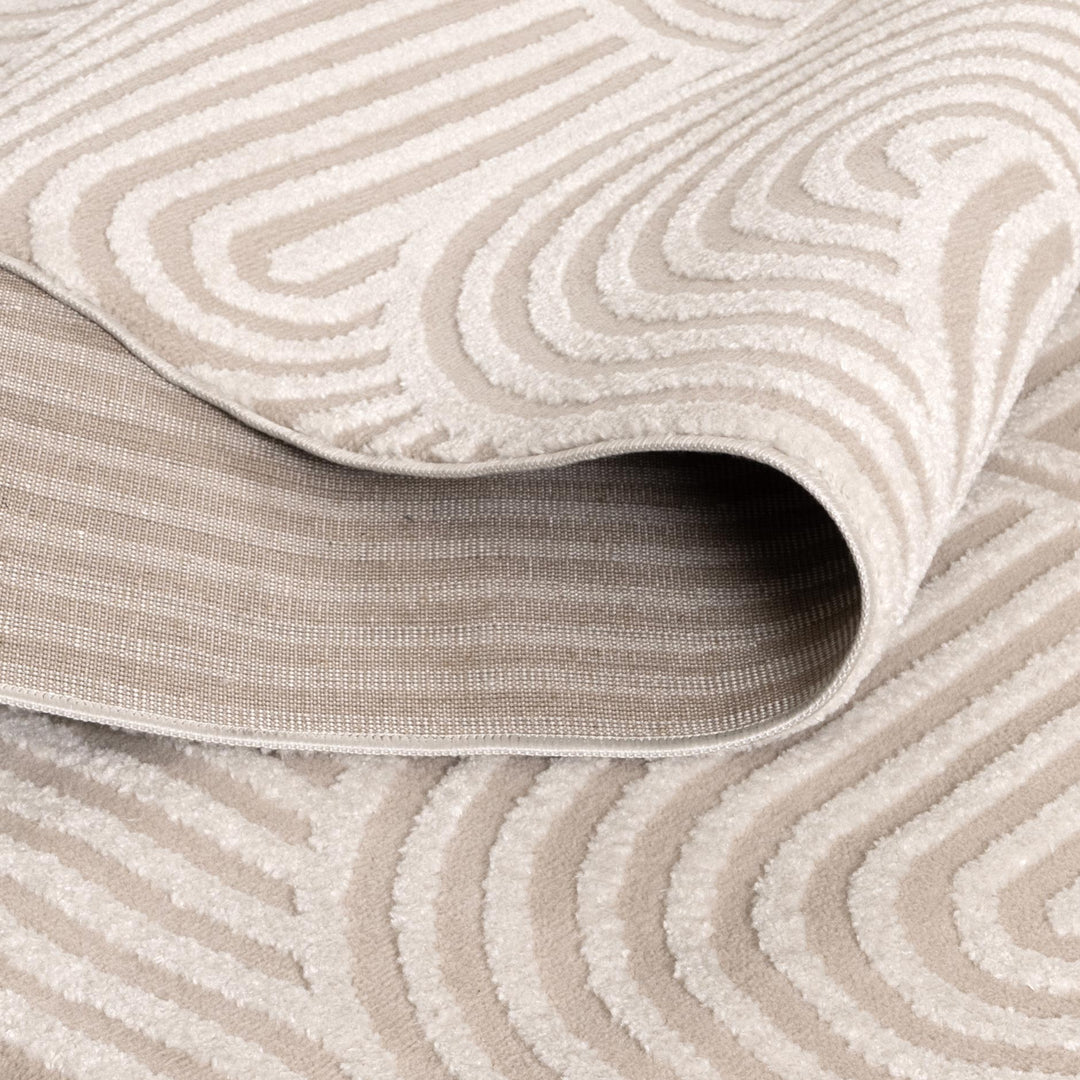 Sierra Arches Beige Ivory Rug - New Arrival