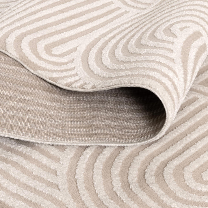 Sierra Arches Beige Ivory Rug - New Arrival