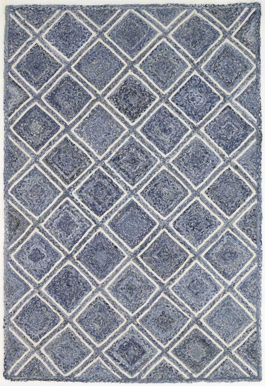 Artisan Blue Natural Diamond Rug