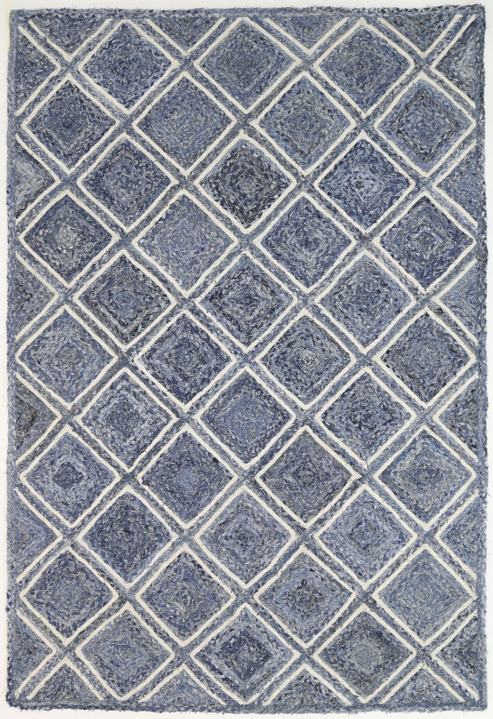 Artisan Blue Natural Diamond Rug