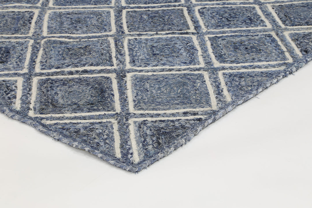 Artisan Blue Natural Diamond Rug