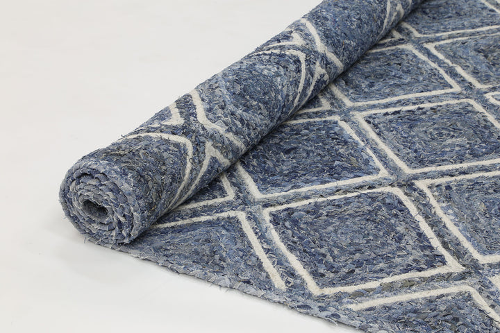 Artisan Blue Natural Diamond Rug