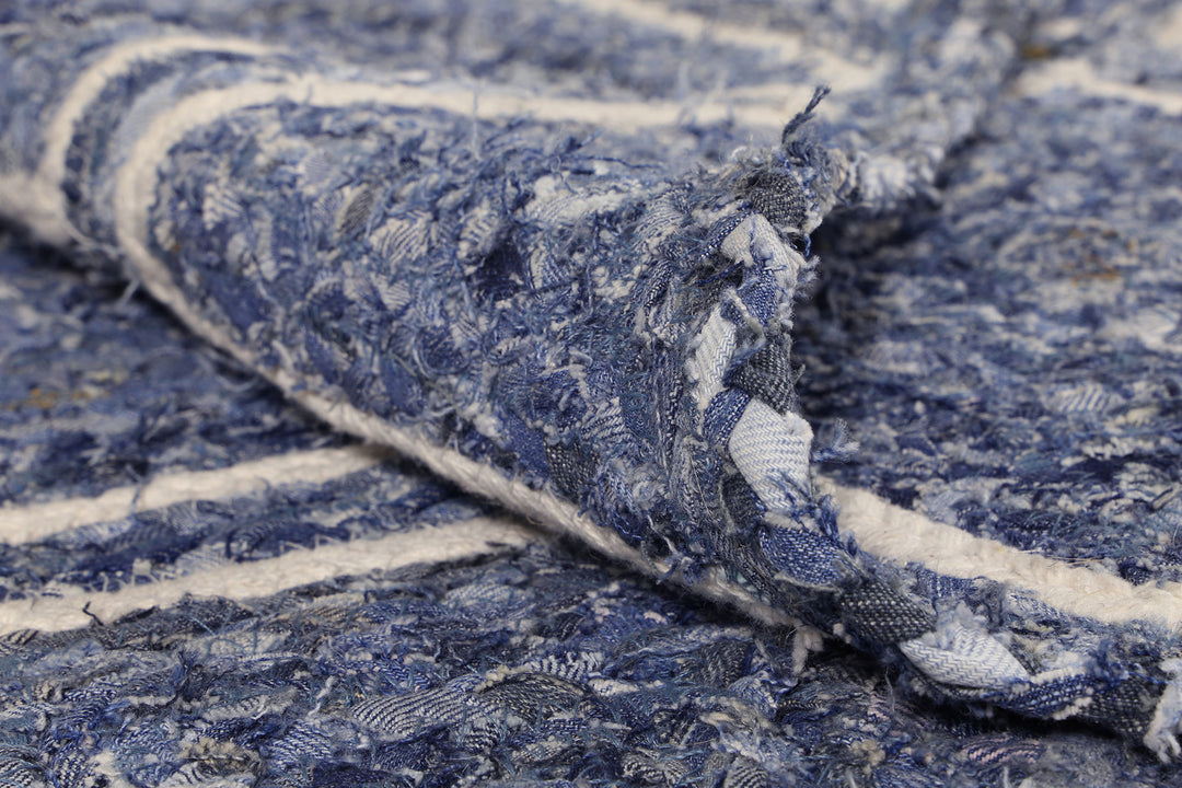 Artisan Blue Natural Diamond Rug