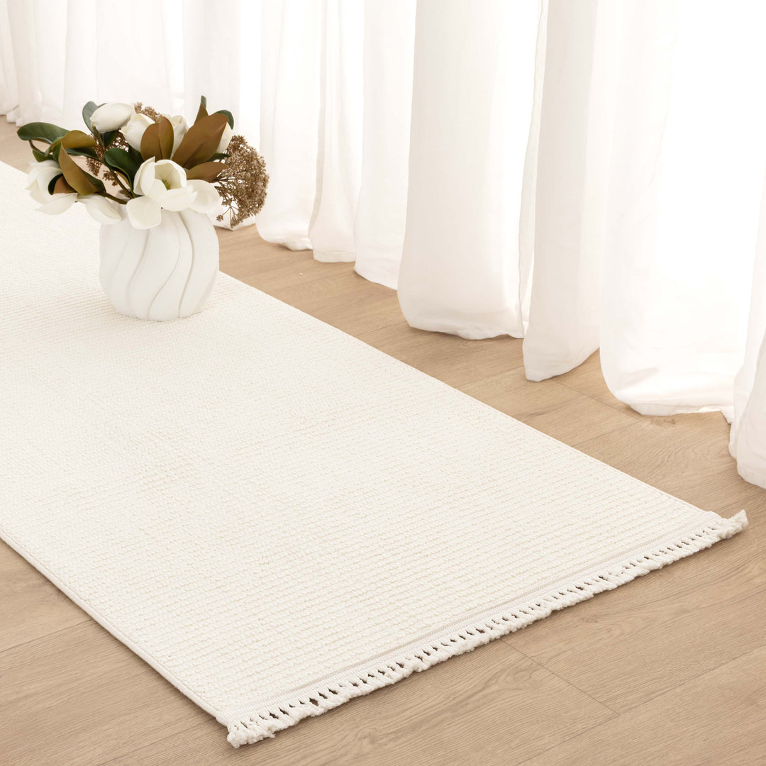 Berno Ivory Loop Rug - B001 - New Arrival