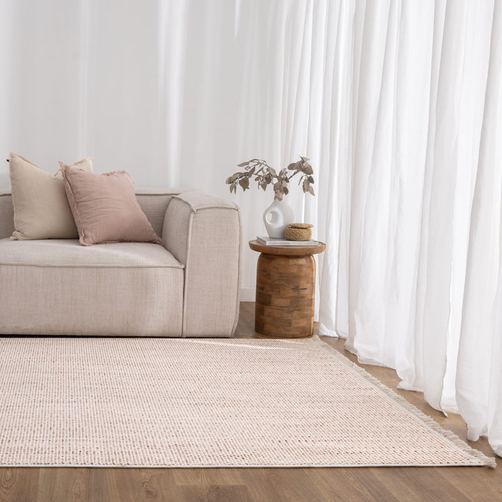 Berno Ivory Pink Loop Rug - B003 - New Arrival