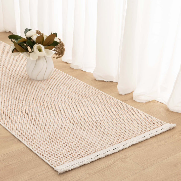 Berno Ivory Pink Loop Rug - B003 - New Arrival