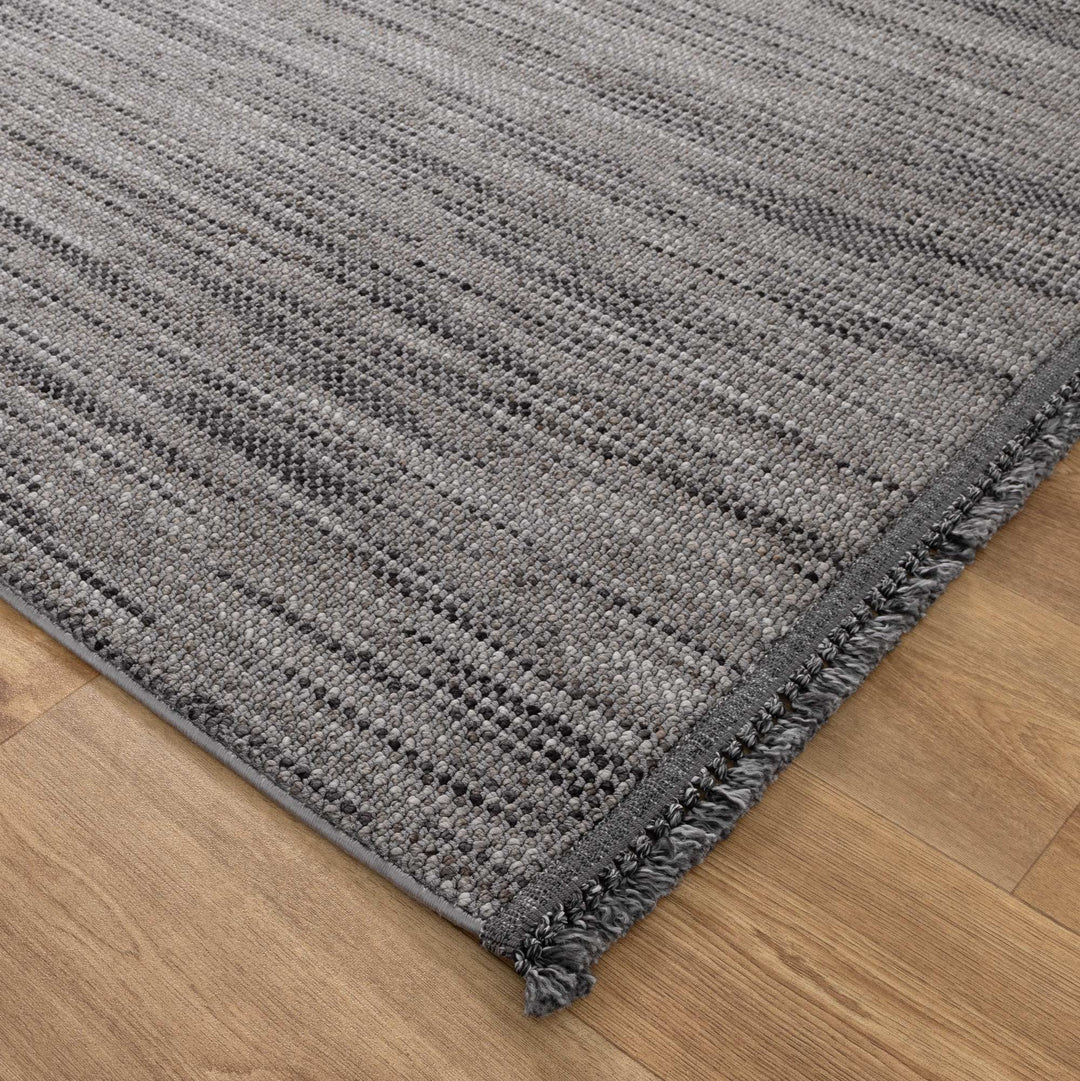 Berno Charcoal Loop Rug - B005 - New Arrival