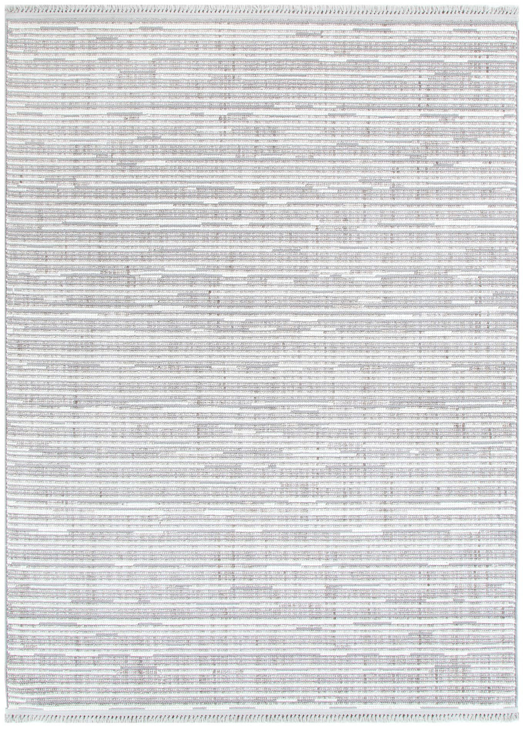Berno Silver Ivory Loop Lines Rug - B006 - Arriving Soon