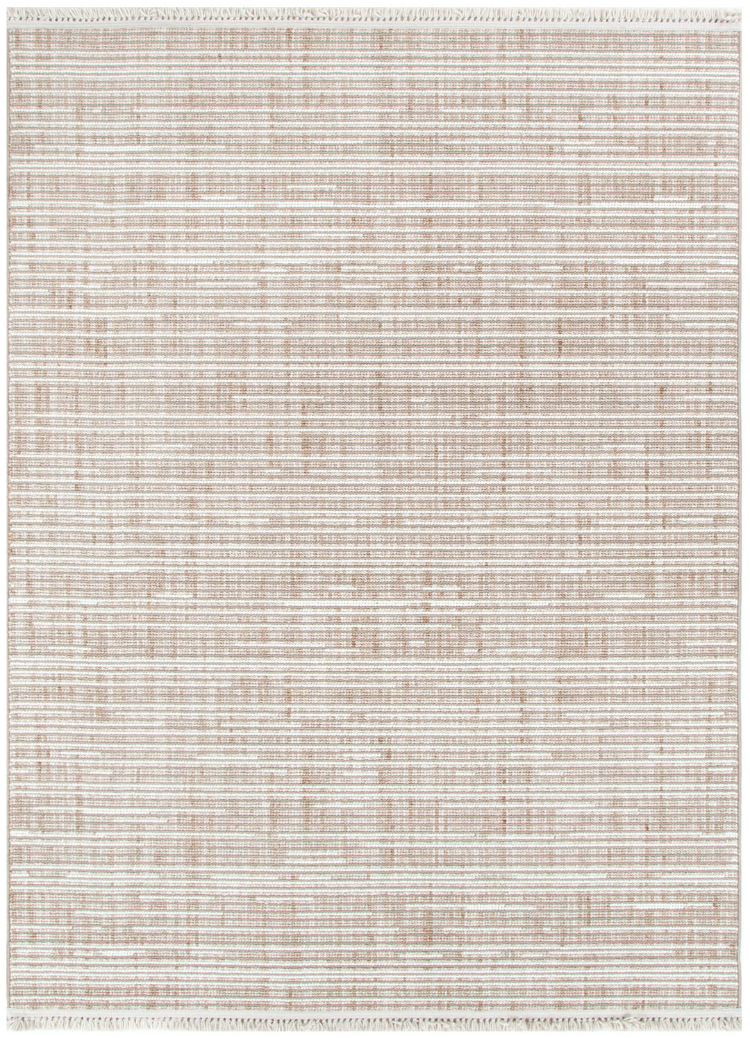 Berno Beige Ivory Loop Lines Rug - B007 - New Arrival
