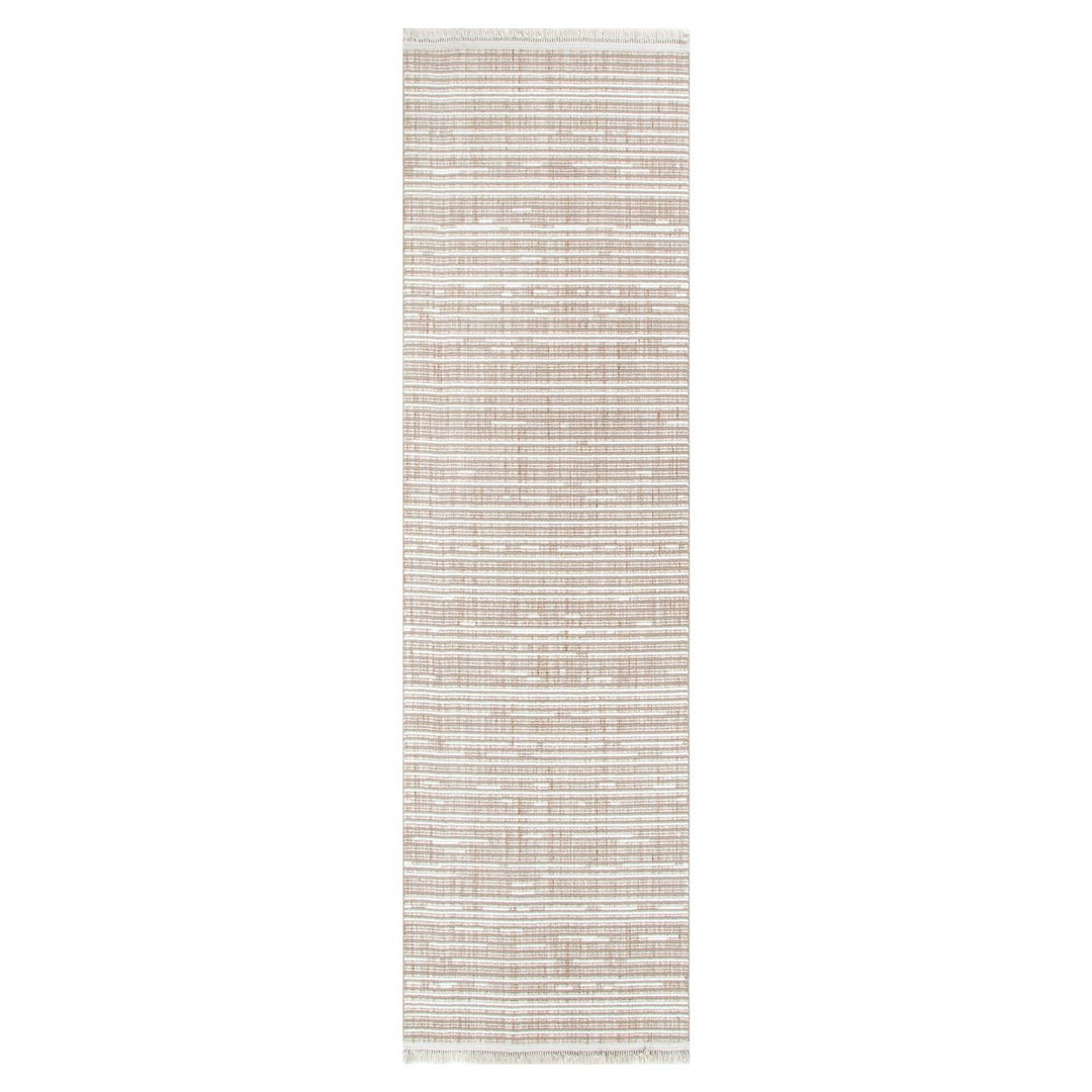 Berno Beige Ivory Loop Lines Rug - B007 - New Arrival