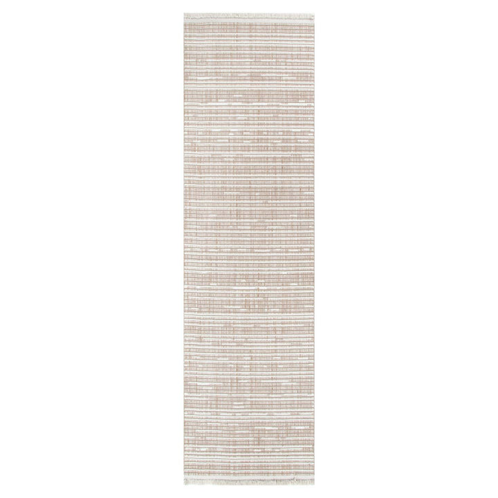Berno Beige Ivory Loop Lines Rug - B007 - New Arrival
